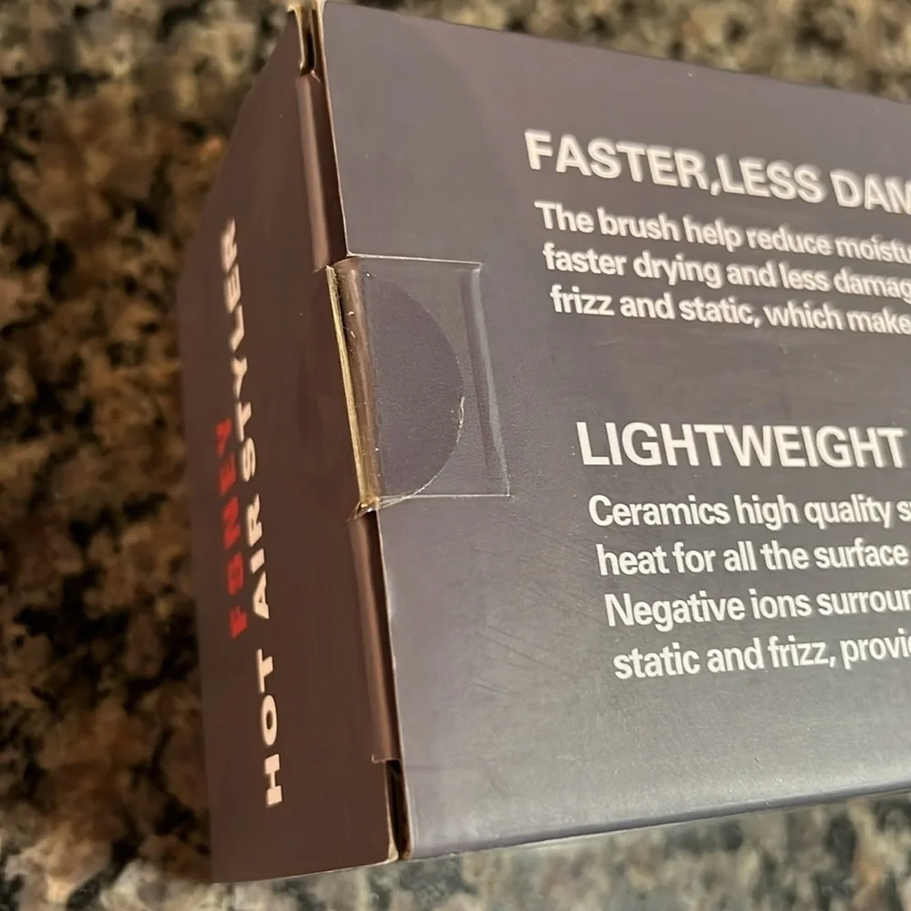 Fsney Hot Air Brush Styler NIB